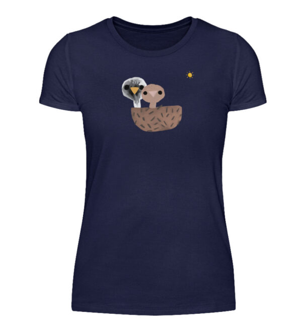 Vögel mit Sonne - Damenshirt-198