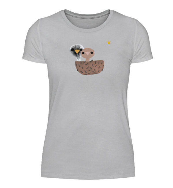 Vögel mit Sonne - Damenshirt-17