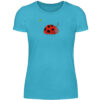 Marienkäfer mit Blatt - Damenshirt-2462