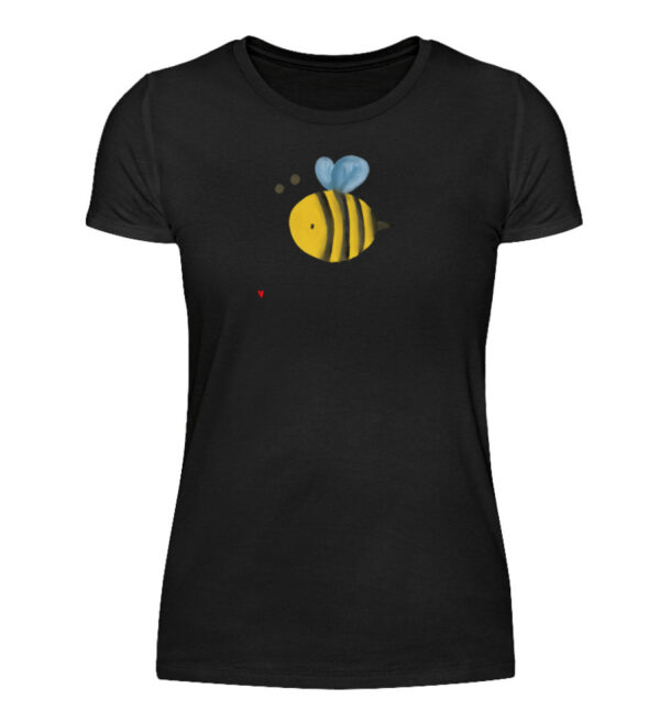Biene mit Herz - Damenshirt-16