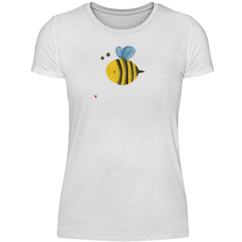 Biene mit Herz - Damenshirt-3