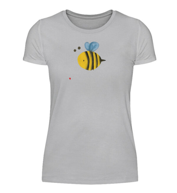 Biene mit Herz - Damenshirt-17