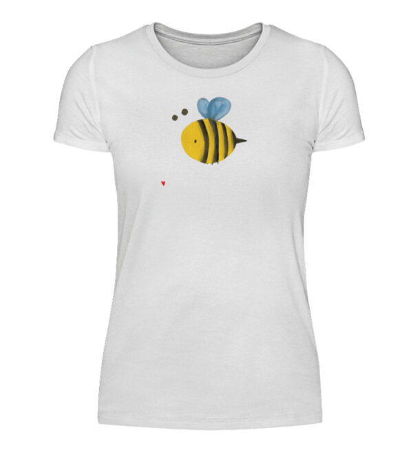 Biene mit Herz - Damenshirt-3