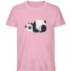 Panda mit Schmetterling - Herren Organic Shirt-6883
