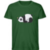Panda mit Schmetterling - Herren Organic Shirt-833