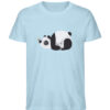 Panda mit Schmetterling - Herren Organic Shirt-6967