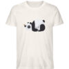 Panda mit Schmetterling - Herren Organic Shirt-6968