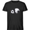 Panda mit Schmetterling - Herren Organic Shirt-16