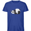 Panda mit Schmetterling - Herren Organic Shirt-668
