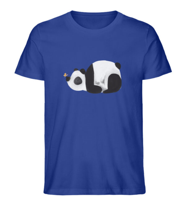 Panda mit Schmetterling - Herren Organic Shirt-668