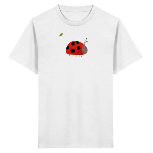 Marienkäfer mit Blatt - Kinder Premium Organic T-Shirt 2.0 ST/ST-3