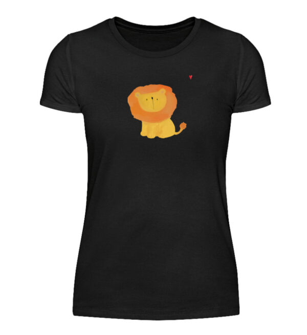 Löwe mit Herz - Damenshirt-16
