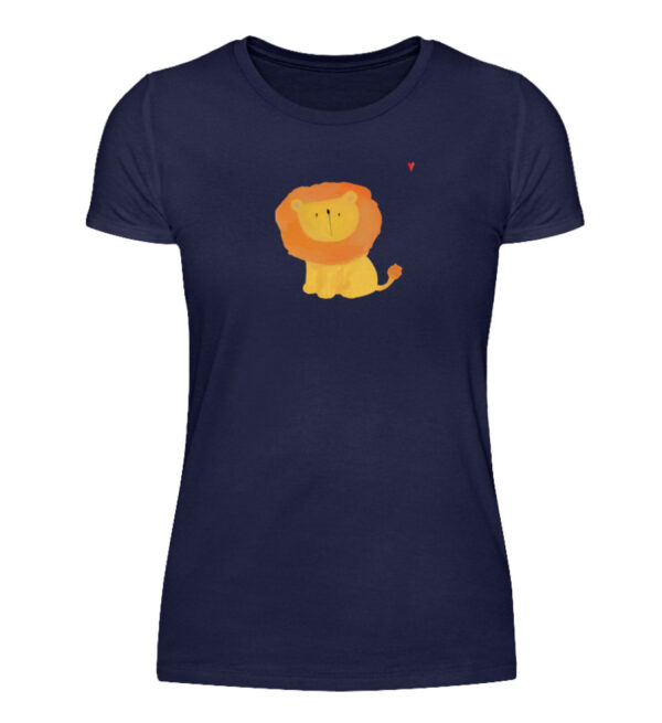 Löwe mit Herz - Damenshirt-198