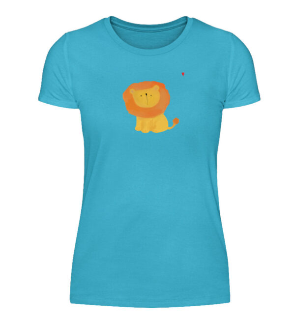 Löwe mit Herz - Damenshirt-2462