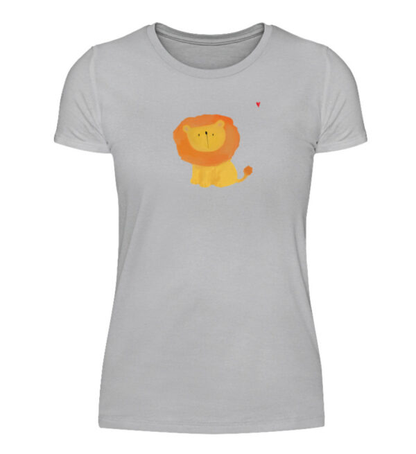 Löwe mit Herz - Damenshirt-17