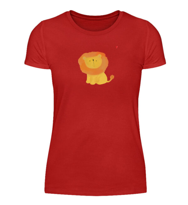 Löwe mit Herz - Damenshirt-4