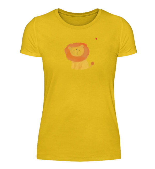 Löwe mit Herz - Damenshirt-3201