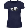 Panda mit Schmetterling - Damenshirt-198