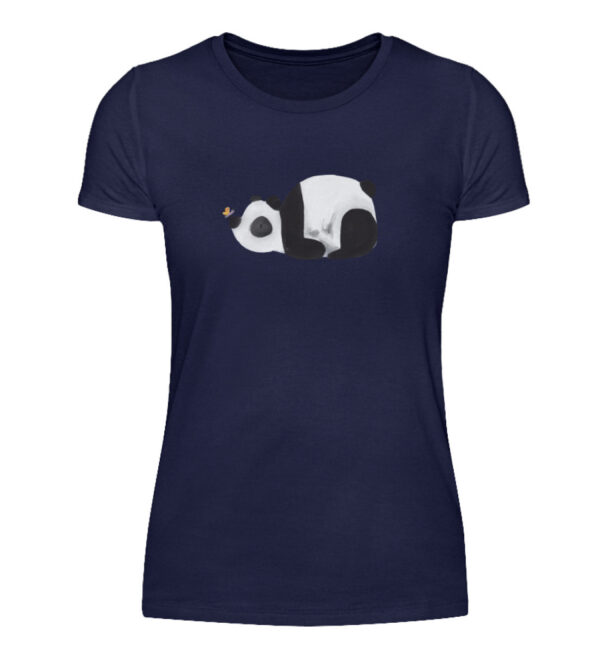 Panda mit Schmetterling - Damenshirt-198