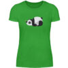 Panda mit Schmetterling - Damenshirt-2468