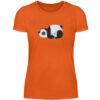 Panda mit Schmetterling - Damenshirt-1692