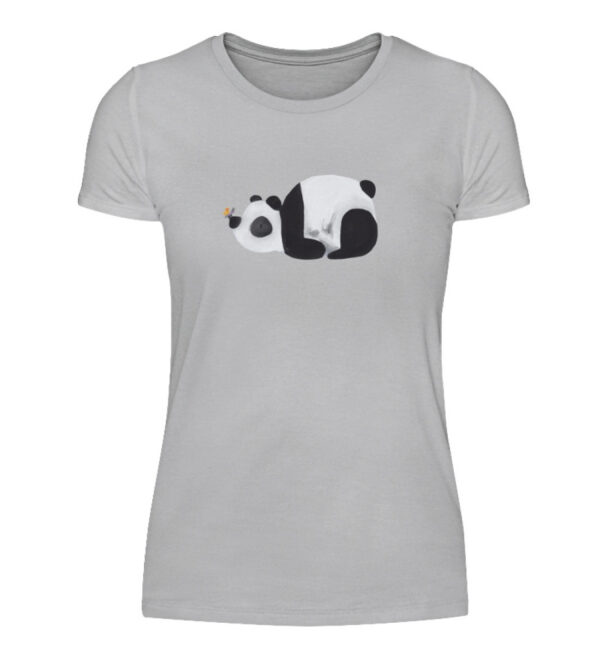 Panda mit Schmetterling - Damenshirt-17
