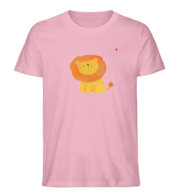 Löwe mit Herz - Herren Organic Shirt-6883