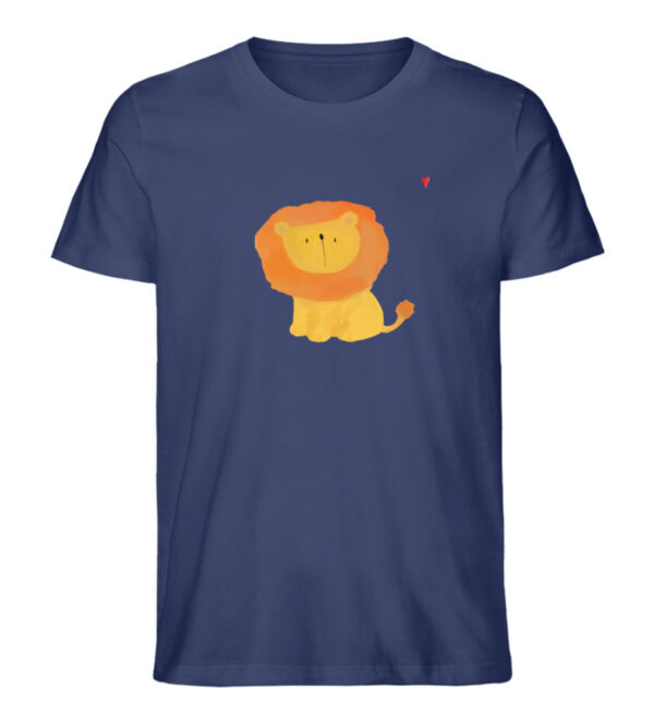 Löwe mit Herz - Herren Organic Shirt-6057