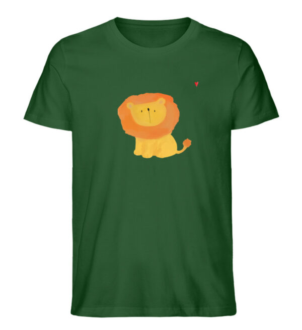Löwe mit Herz - Herren Organic Shirt-833