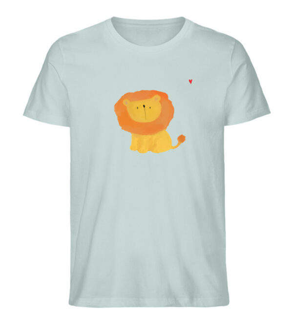 Löwe mit Herz - Herren Organic Shirt-7033