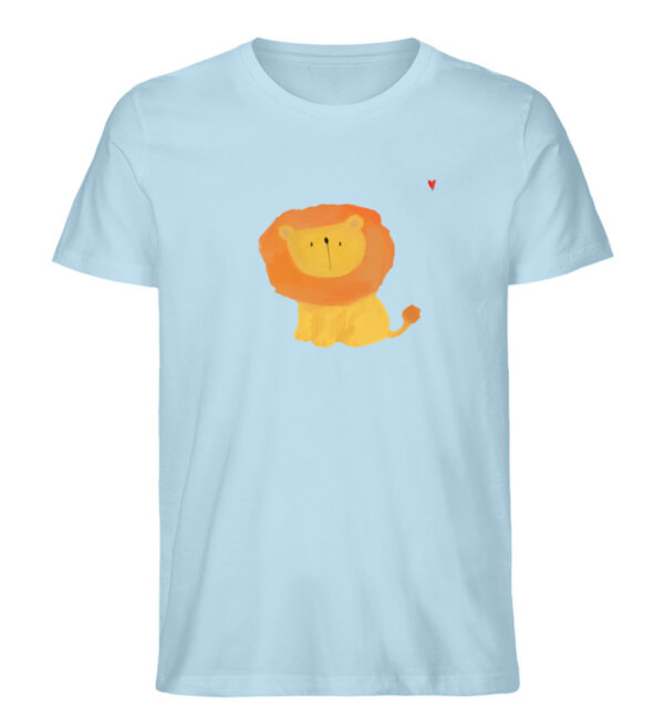 Löwe mit Herz - Herren Organic Shirt-6967