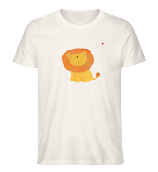Löwe mit Herz - Herren Organic Shirt-6968