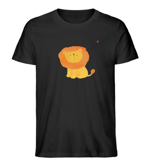 Löwe mit Herz - Herren Organic Shirt-16